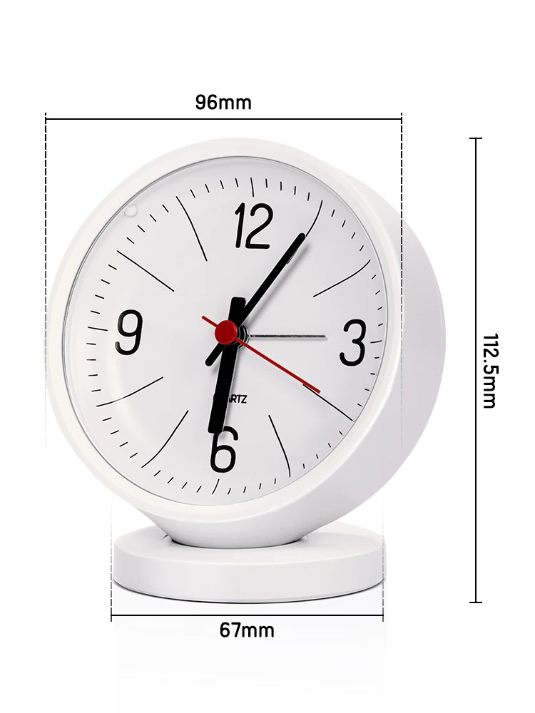 Deli Nusign NS886 AA Battery Delay Alarm Clock Multi-function Fashion Clock Student Home Wake Up Clock