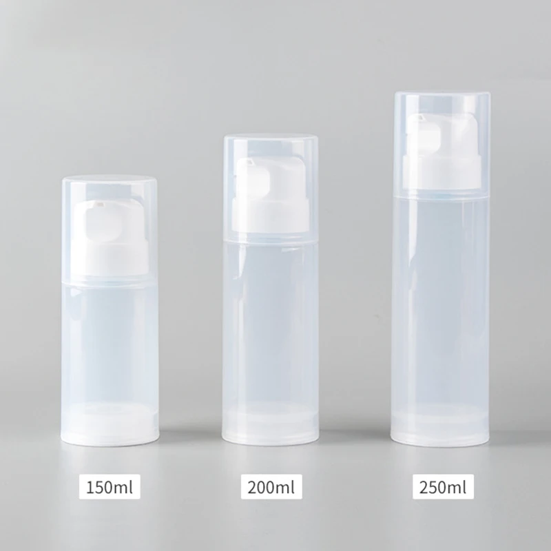 ชุดบรรจุสุญญากาศสำหรับเดินทางขนาด 150 มล. / 200 มล. / 250 มล. – กระป๋องฉีดน้ำแบบกดขนาดเล็กสำหรับโลชั่นและสเปรย์บำรุงผิว