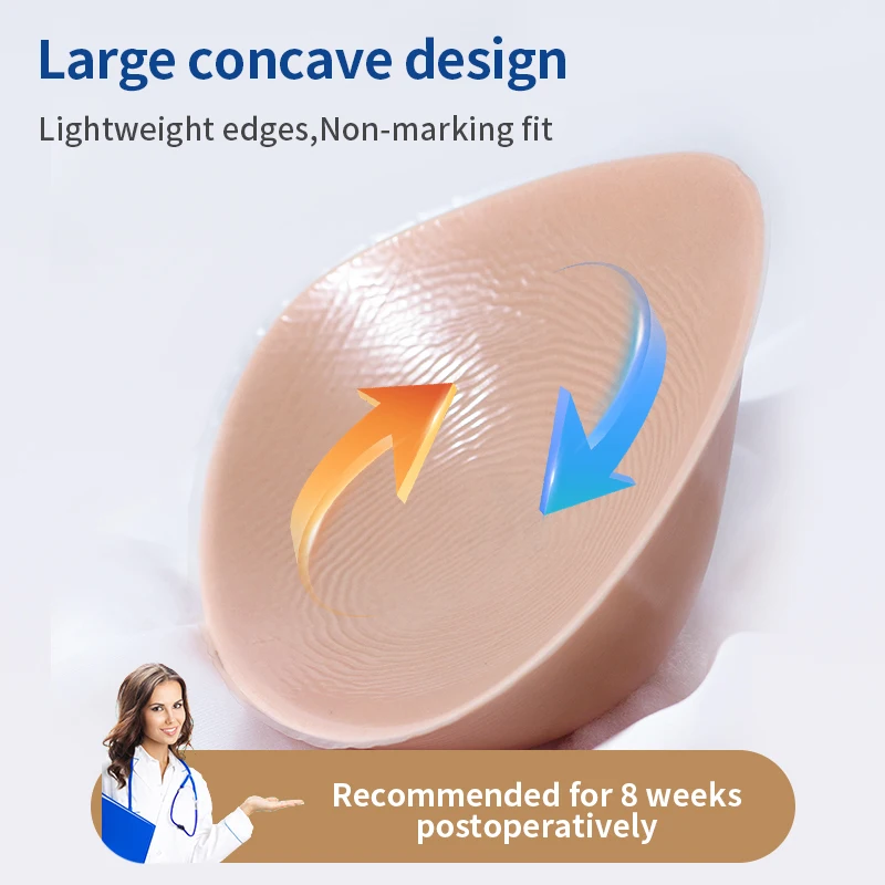 ONEFENG QVDTR Light Weight Silicone Breast Prosthesis for Women Bras With Breathable Resection After Lightweight Breast Surgery