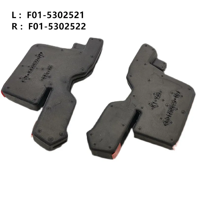 الزجاج الأمامي السفلي لوحة الزخرفية لشيري جيتور X70 X70S هود الجانبين رغوة تقطيع قبعات غطاء F01-5302521 F01-5302522 #1