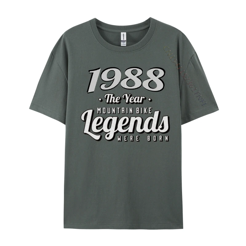 Mtb-Bicycles Vintage 1988 Birthday Printed On Tops T Shirt For Men T Shirts Custom Tops T Shirt Cheap