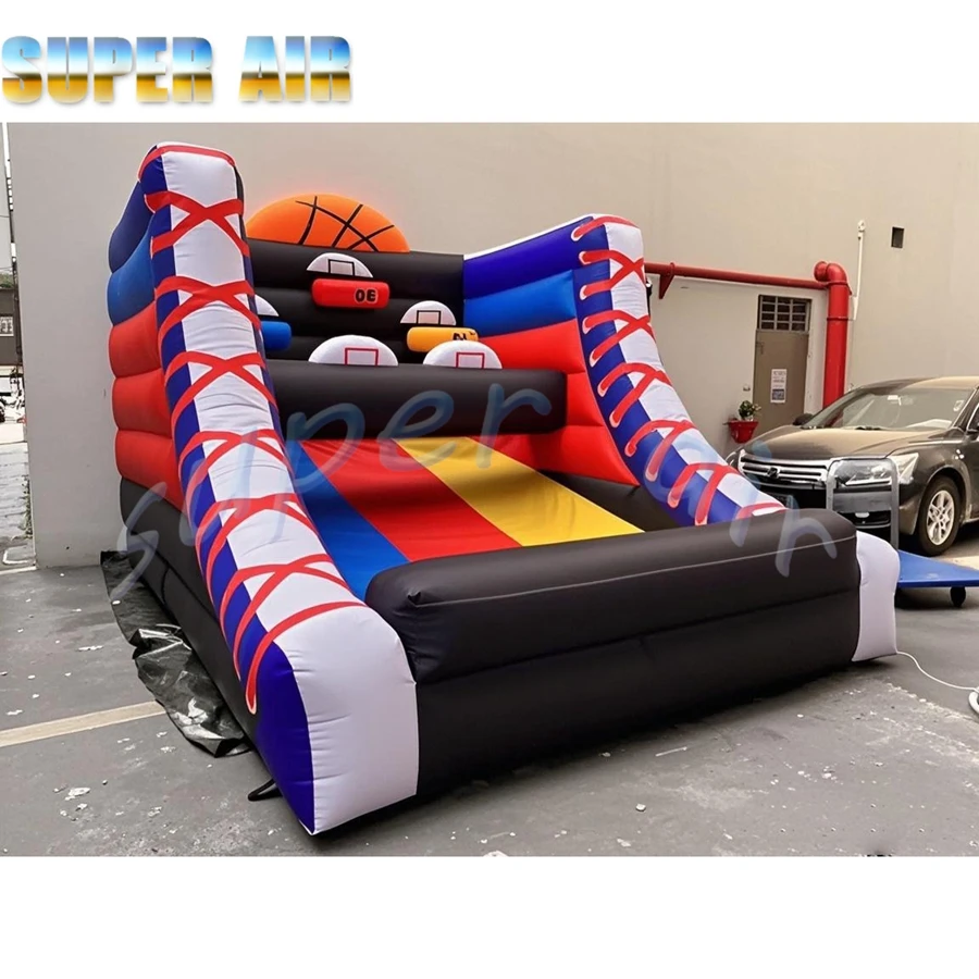 Jeu populaire d'observation de balles roulantes gonflables intéressantes, jeu d'observation pour la fête