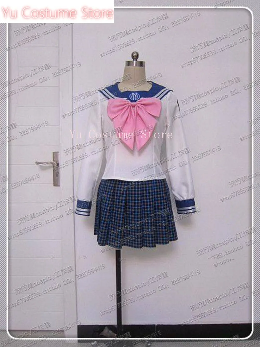 

Anime Maizono Cosplay Costume Women's Female Student Full Set Uniform Halloween Party Dress