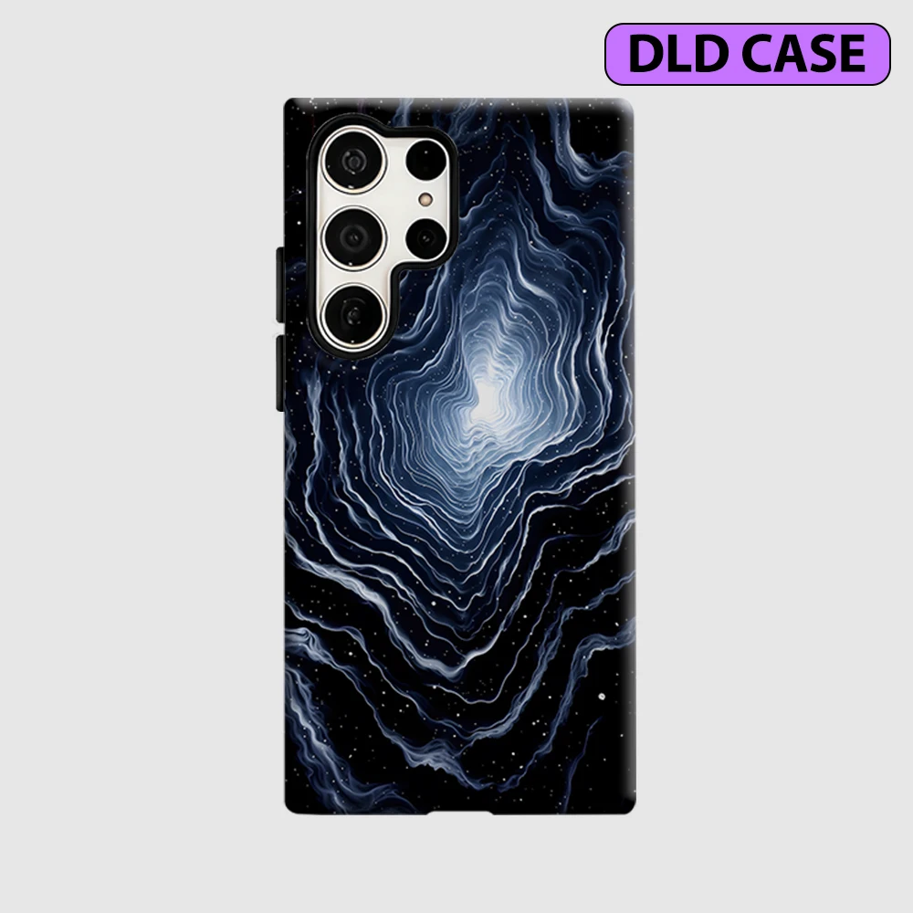 Cosmic Portal Phone Case for Samsung Galaxy S26 S25 Ultra S24 S23 Ultra Plus Shockproof Double Layer Tough Back Cover