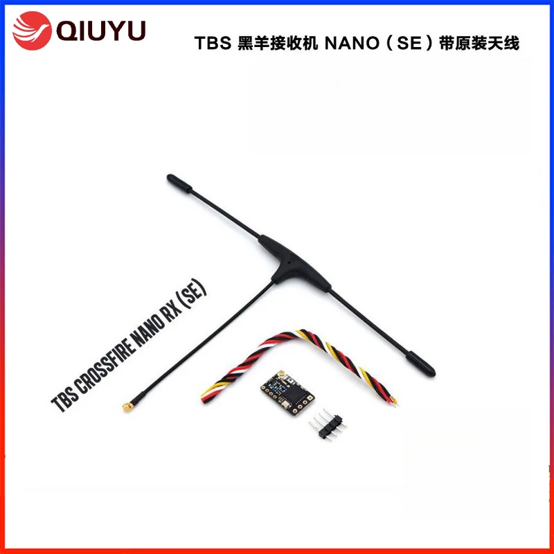 

Black Sheep TBS CROSSFIRE NANO RX (SE) receiver 915MHz with T-antenna V2 version