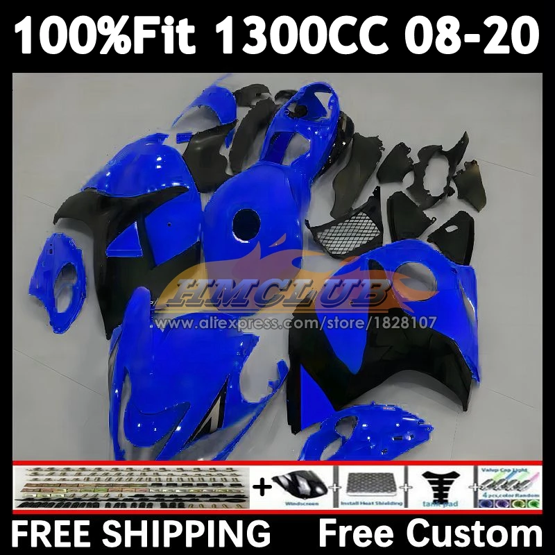 Body For SUZUKI Hayabusa GSXR1300 factory blue 2008 2009 2010 2011 2012 2013 39No.67 GSX-R1300 GSXR 1300 15 16 17 18 19 Fairing