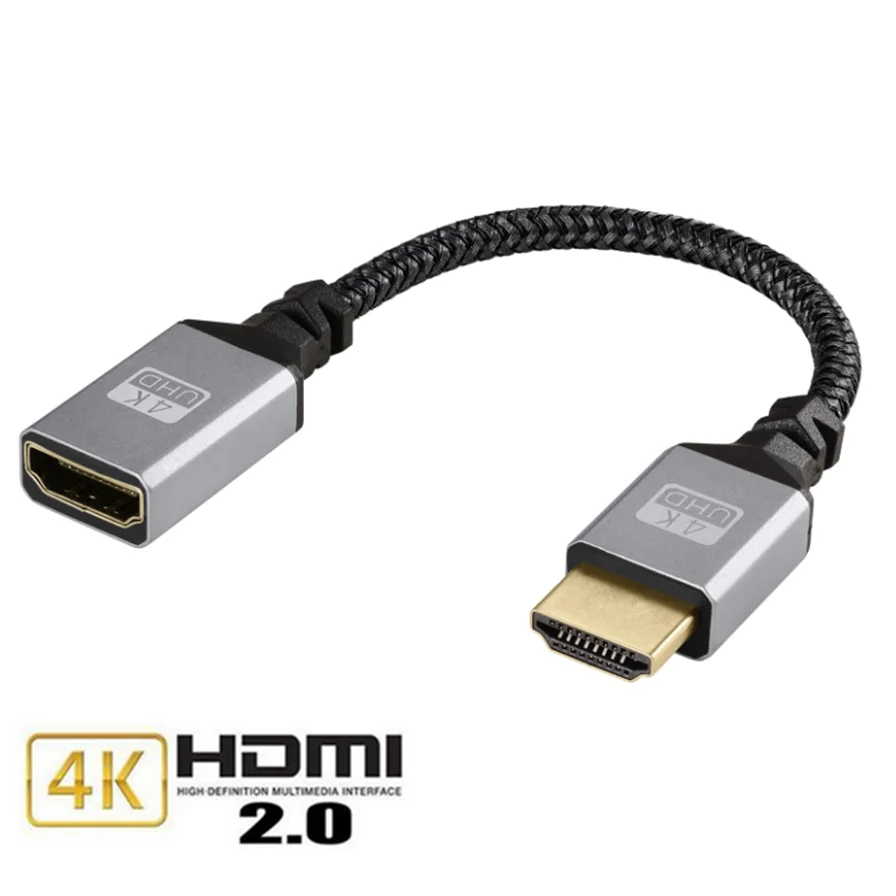 Przedłużacz 8K HDMI męski na żeński 1,5M/2M/3M HDMI 4K 3D 2.1v 1.4v Przedłużony kabel HDMI do telewizora HD LCD Laptop PS3 Projektor — zdjęcie produktu 2