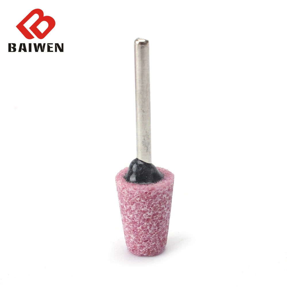 10 Chiếc 3Mm Vít Bit Gắn Xay Gốm Đầu Đánh Bóng Nhám Con Quay Bánh Xe Dụng Cụ Điện