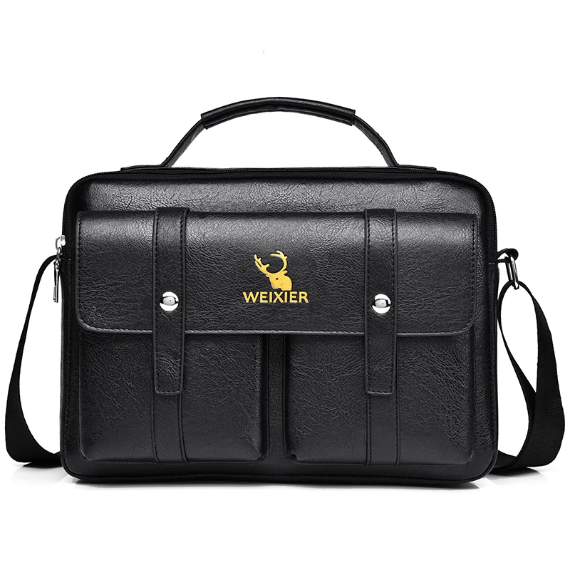 Luxury Men Shoulder Crossbody Bag For Husband Gift Leather Vintage Business Messenger Tote Bag Male Designer Small Men Handbag