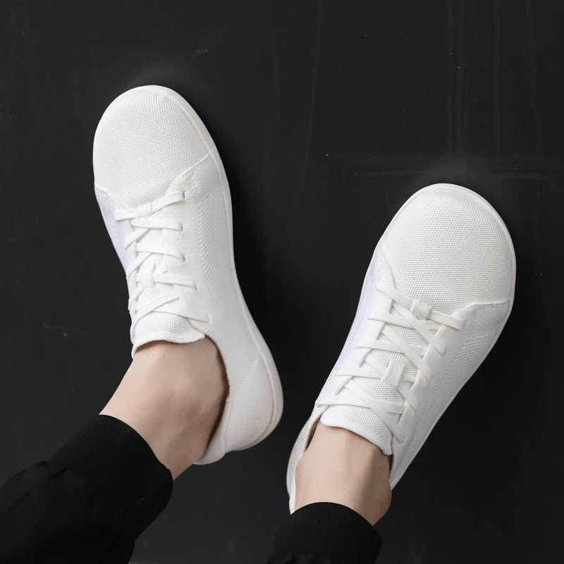 New wide toe shoes with wide toe, barefoot mesh fabric, breathable casual shoes image 5