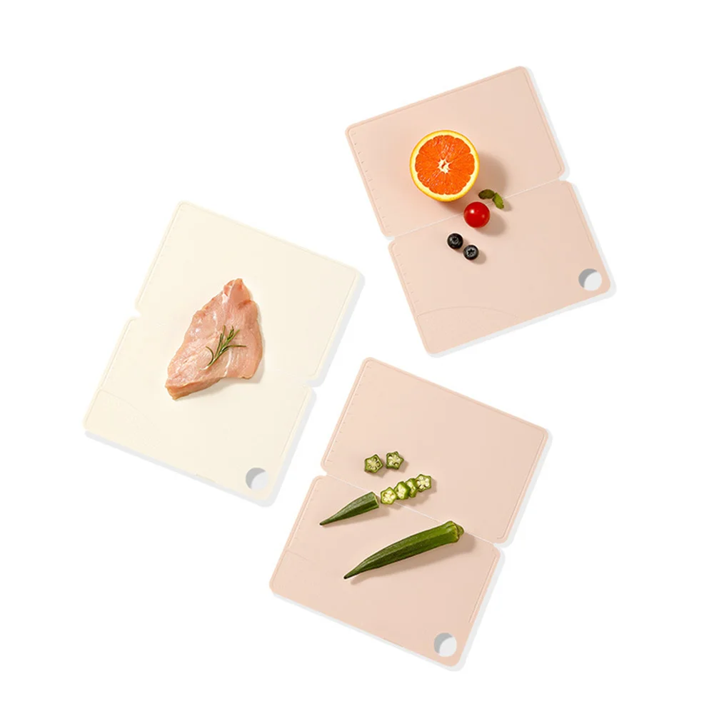 ห้องครัวพับเขียงผลไม้สองด้าน Anti SLIP เขียง Quick Drainage เขียงเขียง