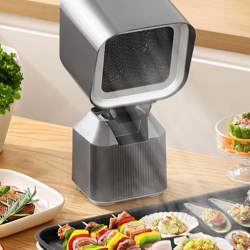 Mini Range Hoods Home Desktop Living Room Barbecue Portable Two Speed Selection High Suction Free Adjustment of Height and Angle