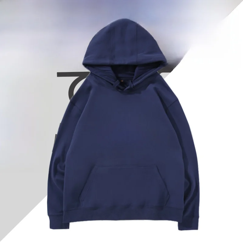 

Худи в стиле аниме с круглым вырезом, удобный, из смесового хлопка и полиэстера, осенне-зимний, повседневный, модный, уличный стиль