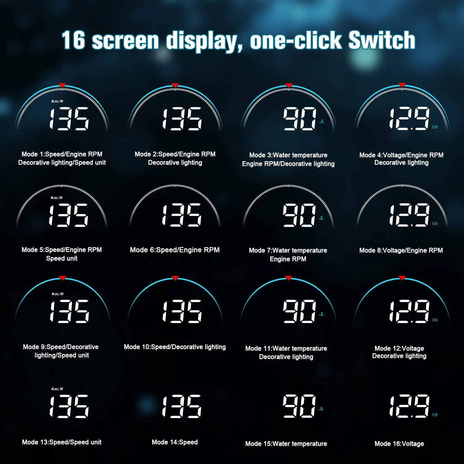 M8 Intelligent Car HUD Head-up Display Function HD Portable Driving display Aliexpress Online Shop