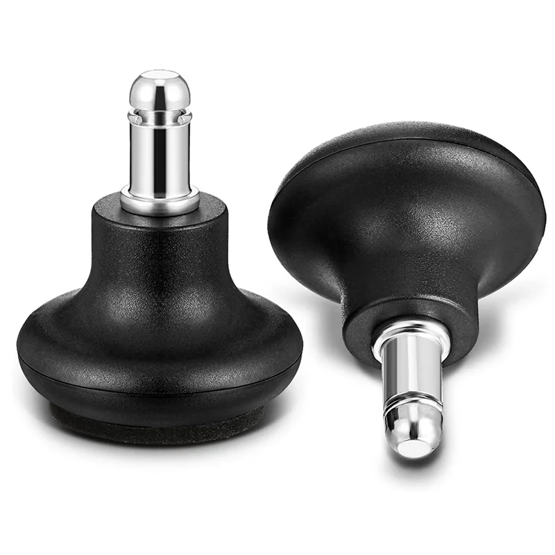 

AB30-20 Pack Bell Glides для офисного стула без колес, сменные вращающиеся колеса для стула, фиксированные стационарные ролики