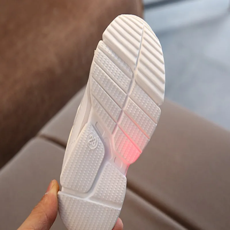 Tênis incandescentes unissex com sola luminosa, sapatos de luz LED para criança e bebê, tênis casuais para crianças, tamanho 21-30, K2