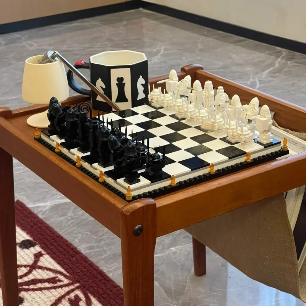 

Наборы строительных блоков для интерактивных игр Chess Magic Challenge, совместимые с частицами Legoed, подходят для рождественских подарков 76392