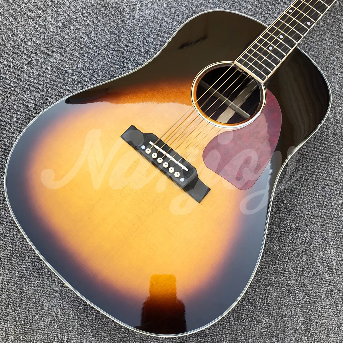 Sunset Solid Spruce Top J type 45 model Acoustic Guitar 41 Inches Rosewood Body Electric Guitar