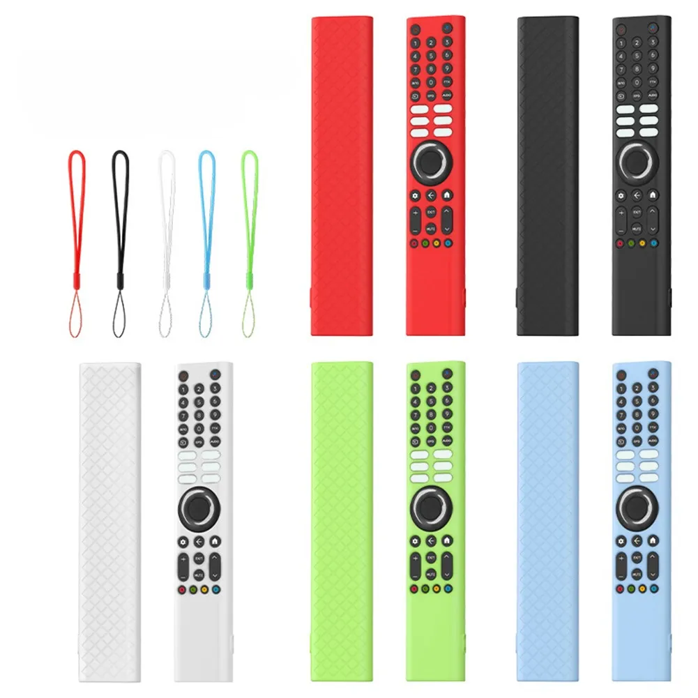 1pc Silicone Remote Control Cover For Xiaomi XMRM-P3 All-Inclusive Shockproof  Skid Protective Soft Sleeve Skin Cover