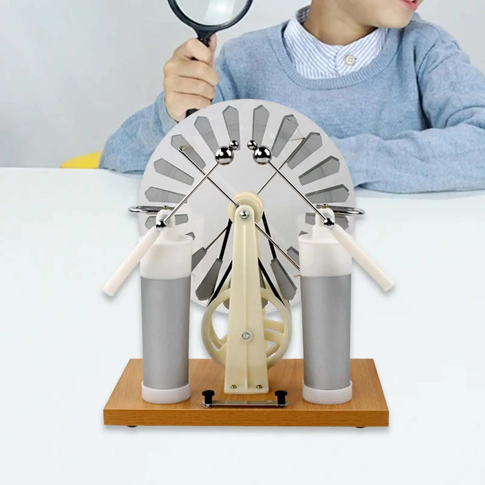 Electrostatic Generator Educational Physics Equipment Physics Static Generator for Education Kids Electricity Development Toy