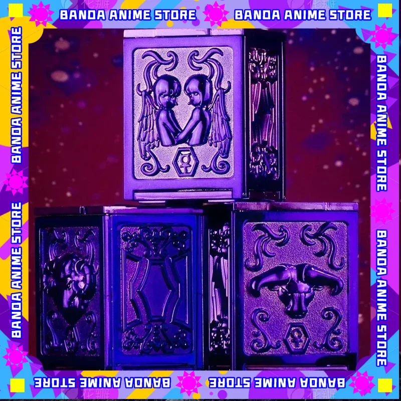 

Saint Seiya Myth Cloth EX Pandora Box Hades Surplice Aries Gemini Aquarius Capricorn Cancer Dark Gold Knights Zodiac 12 Piece