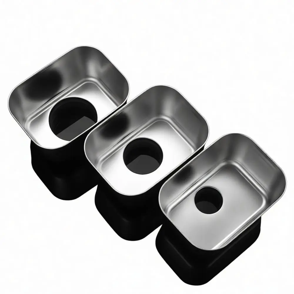 Stainless Steel Square Rainwater Inflow Funnel Downpipe Accessory Roof Drain System Fitting Professional Drainage