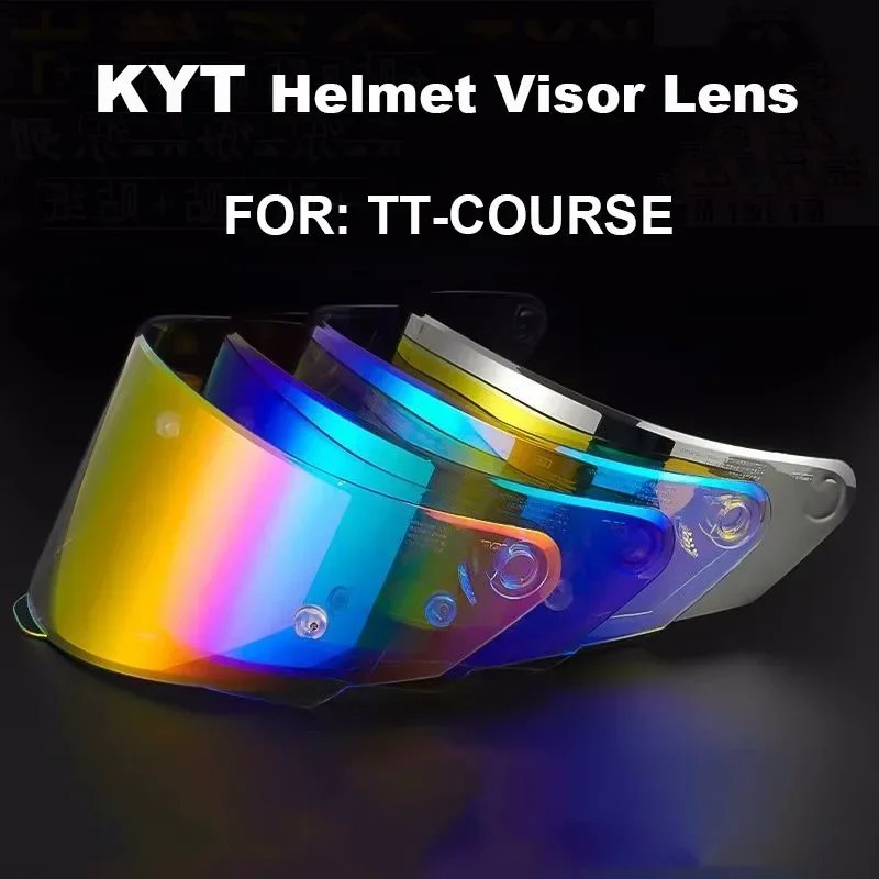 Capacete De Moto Viseira สําหรับ KYT TT หลักสูตรหมวกกันน็อครถจักรยานยนต์ Visor เลนส์ Sunshield กระจก Visera Casco Moto อุปกรณ์เสริม