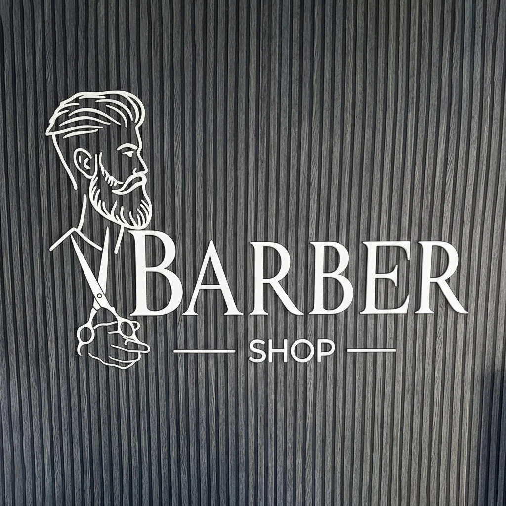 

Современные металлические 2D-буквы с логотипом и акриловые LED-вывески без подсветки для коммерческой рекламы на стене