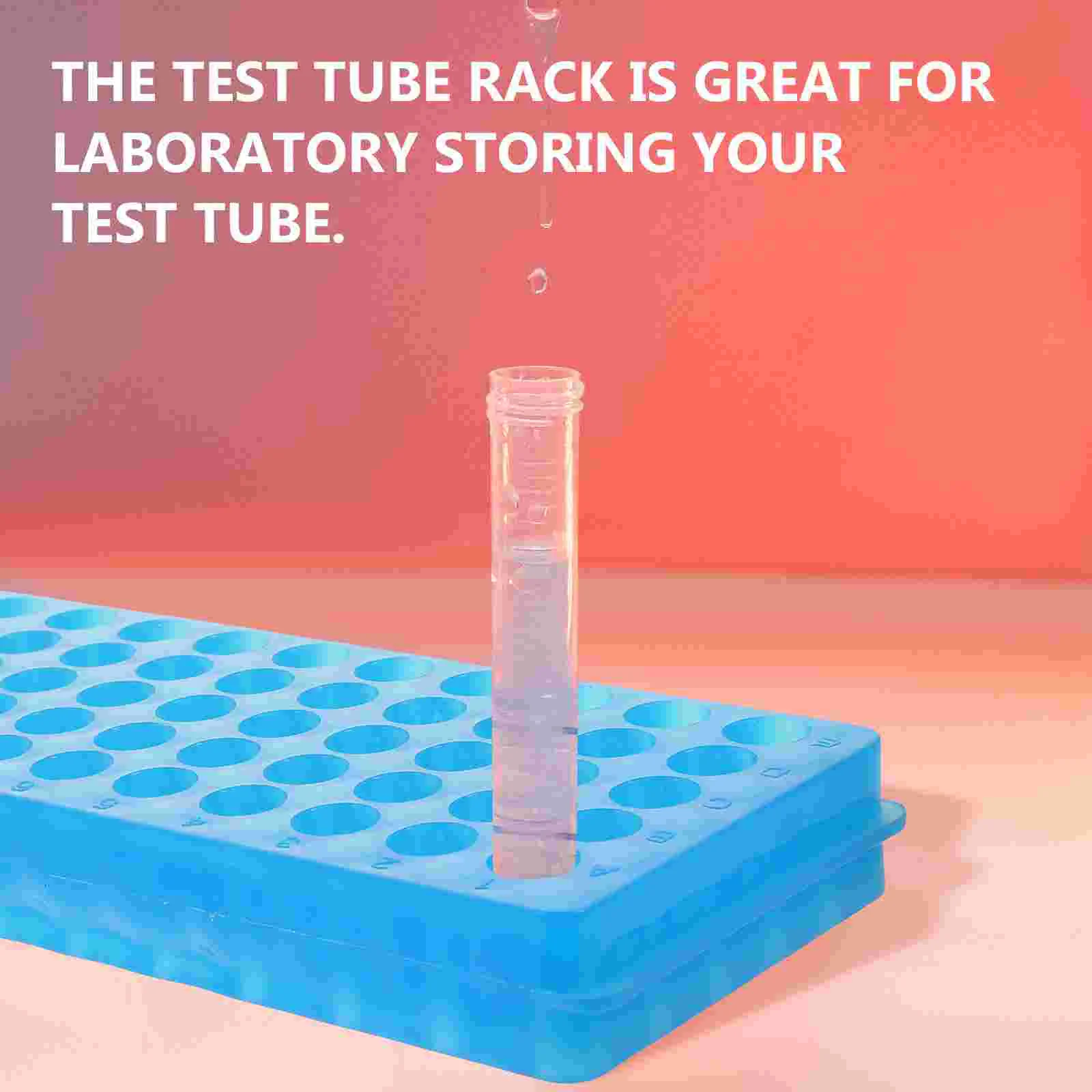 2 ชิ้น Centrifuge Tube Rack พลาสติก Test ห้องปฏิบัติการผู้ถือขวด Vial Shot