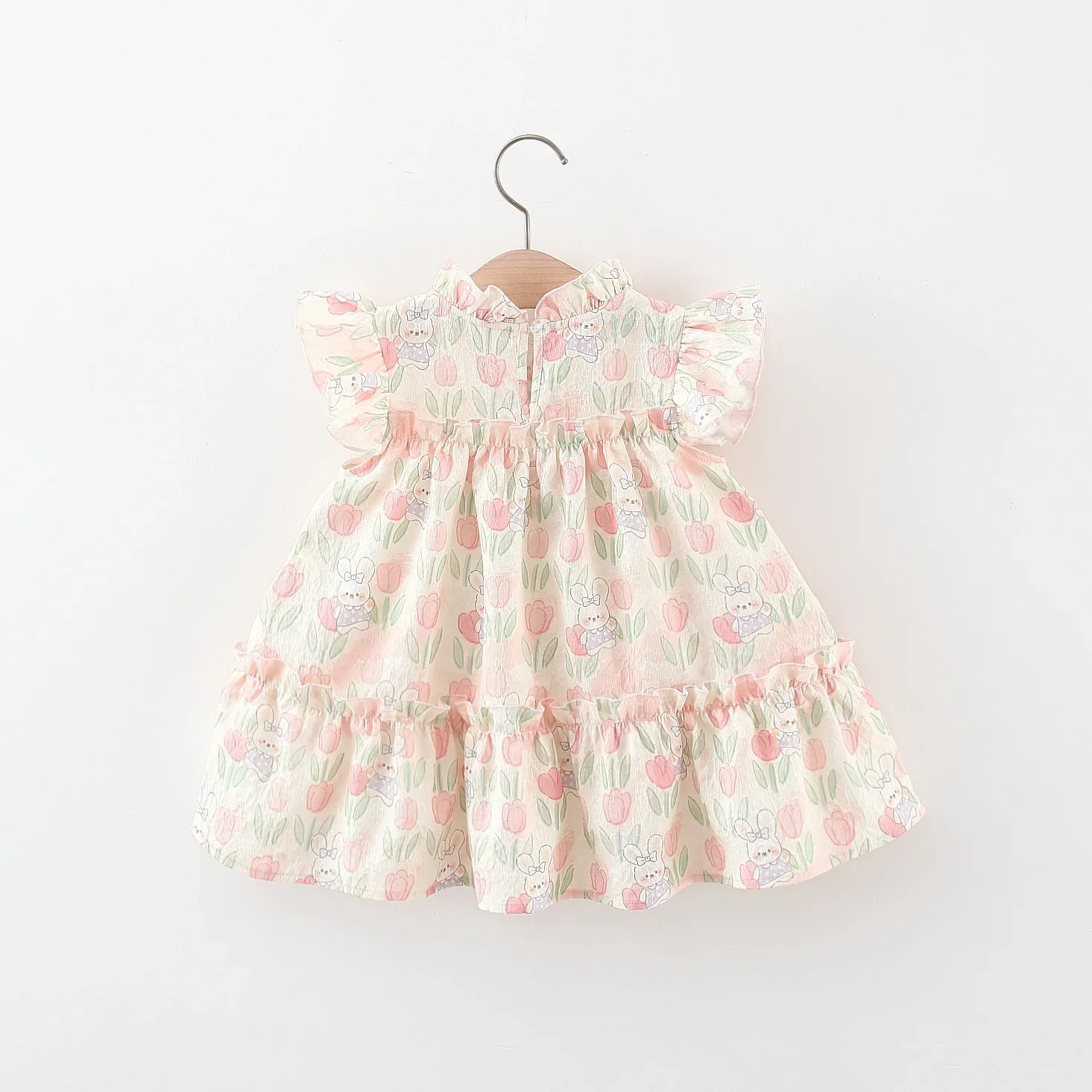 Baby Girl Dress Summer Tulips Are Cute Baby Girl Clothes  Princess Dress For Kids Girl