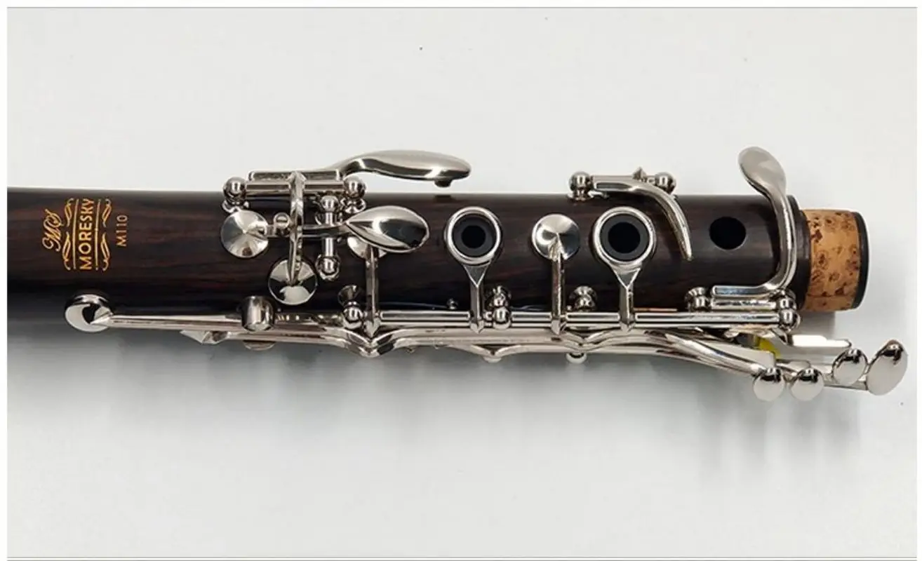 MORESKY Professional Ebony Clarinet Bb 17 Keys Grenadilla Sib Klarnet 3.23