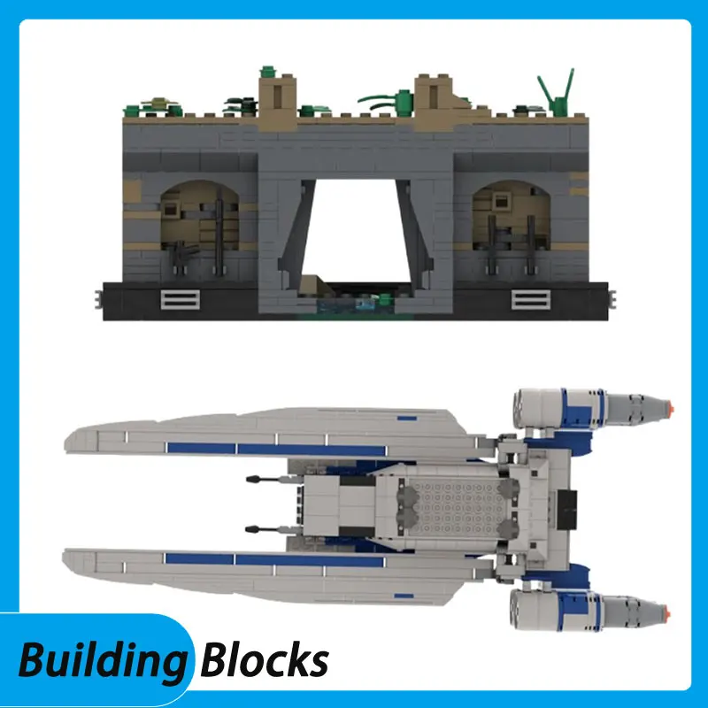 

Строительные блоки для сборки мелких частиц MOC-210990, 634 шт., трехмерная модель, игрушка для мальчика, игровая модель 88728, подарок