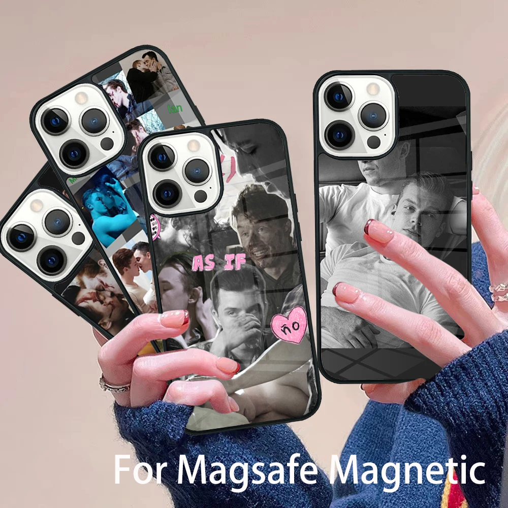 

Gallavich Pride Love TV Shameless Phone Case Magesafe Magnetic Wireless Charge Cover For IPhone 16 11 12 13 14 15 Pro Max Plus