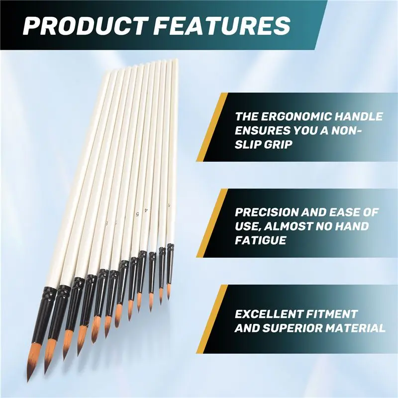 B92B-Acrylic Paint Brushes Set, Artist Paint Brushes For Acrylic Watercolor Oil Painting