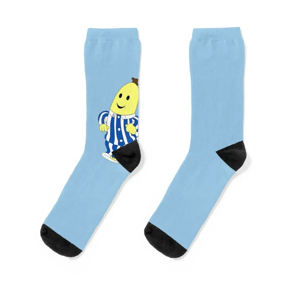 

Bananas In Pajamas B1 And B2 Cute Banana Lovers T-Shirt Socks cycling winter thermal Christmas short Socks Female Men's
