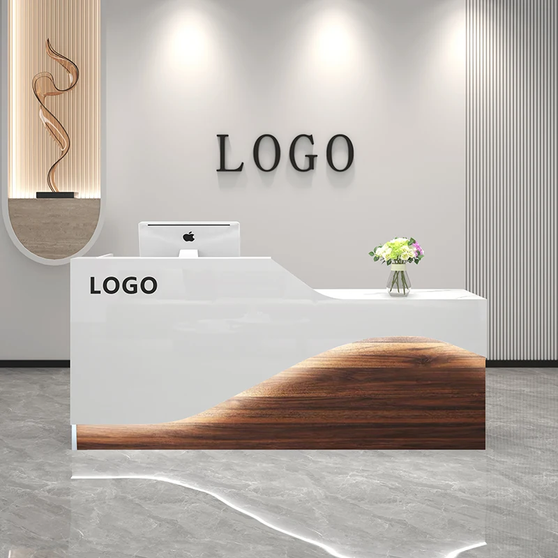 

European Kitchen Reception Desks Luxury Checkout Counter Reception Desks Beauty Entertainment Empfangtheke Postmodern Furniture