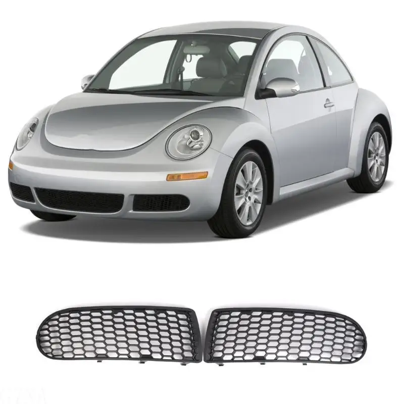 G7NA Auto Links Rechts Vorne Stoßstange Untere GitterGrills Mesh Abdeckung Trim Vent für 1C0807683A 1C0807684A 2006-2010 Einfach – Detail 2