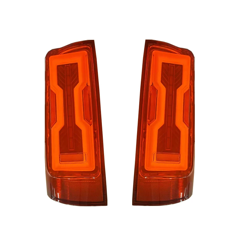 مجموعة المصابيح الخلفية LED المعدلة لسيارة شيفروليه كولورادو S10 2021 الضوء الخلفي الأحمر مع ضوء عكسي لإشارة الانعطاف للفرامل