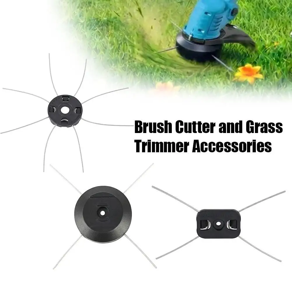 

1PC Steel Wire LGrass Trimmer Head,Universal Garden Weed Eater Head Efficient Weed Eater Head Replacement Parts