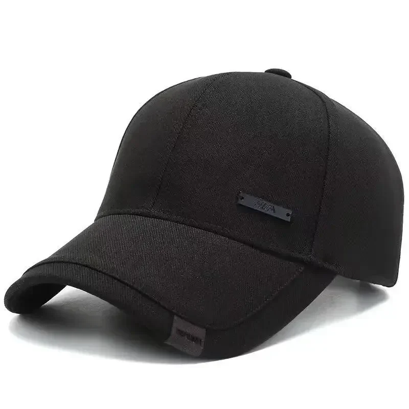 Unisex Hua Label Baseball Caps Spring Autumn Outdoor Adjustable Casual Hats Dad Hat Sunscreen Hat
