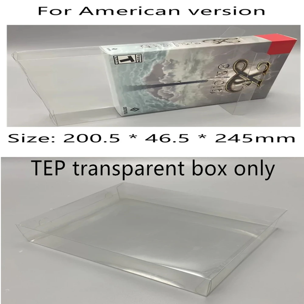 Collection Display Box For Switch/NS/Ys Origin Game Storage Transparent Boxes TEP Shell Clear Collect Case