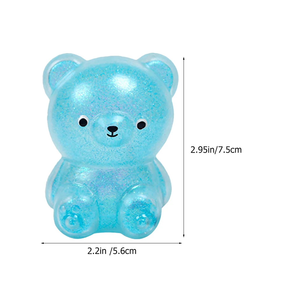 Ours à presser, 3 pièces, élastique, extensible, drôle, Compact, sensoriel, Fidget, jouets anti-Stress pour la maison