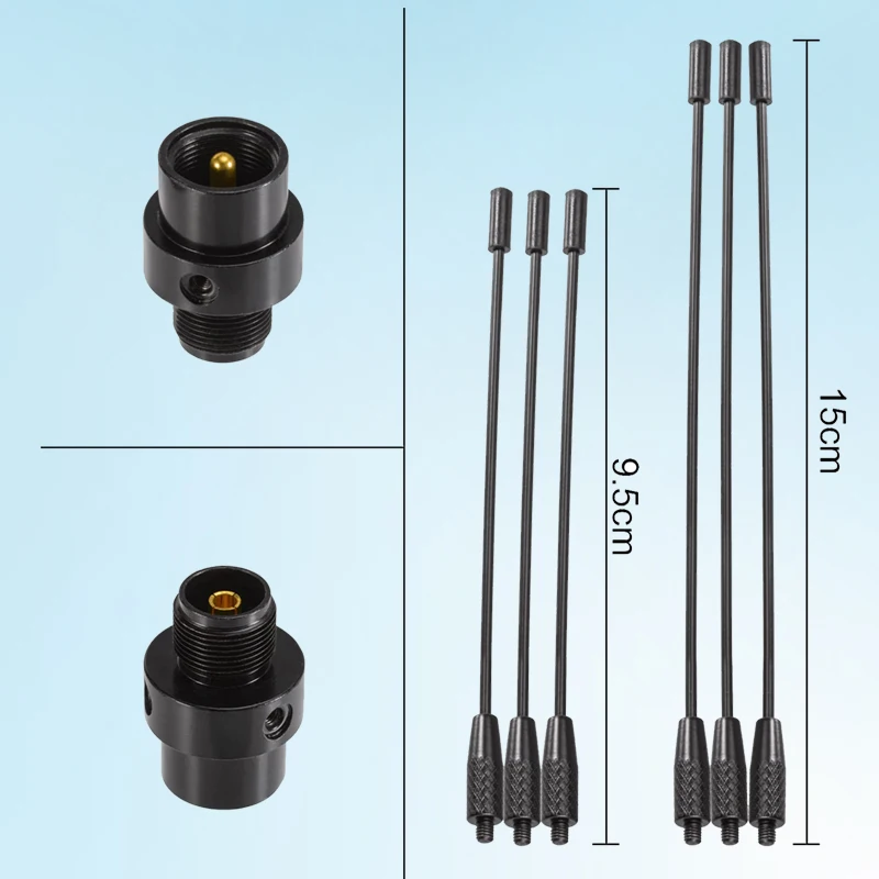 RE 02 Antenna di segnale portatile pratica da terra Redical professionale da UHF F a M Facile da applicare Radio per auto omnidirezionale Migliora