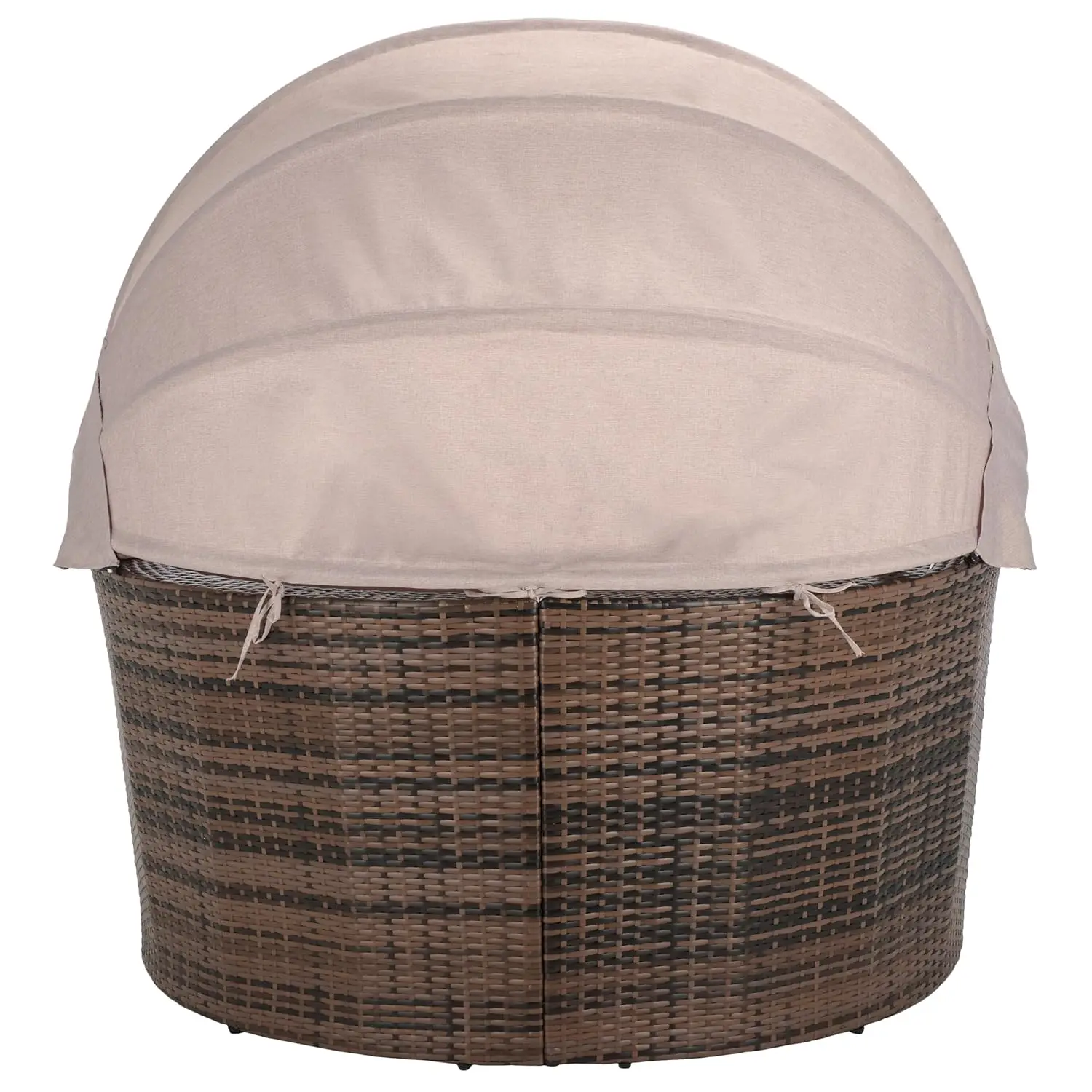 Outdoor Collection Baloo Grey Brown/Light Grey Daybed, Customized