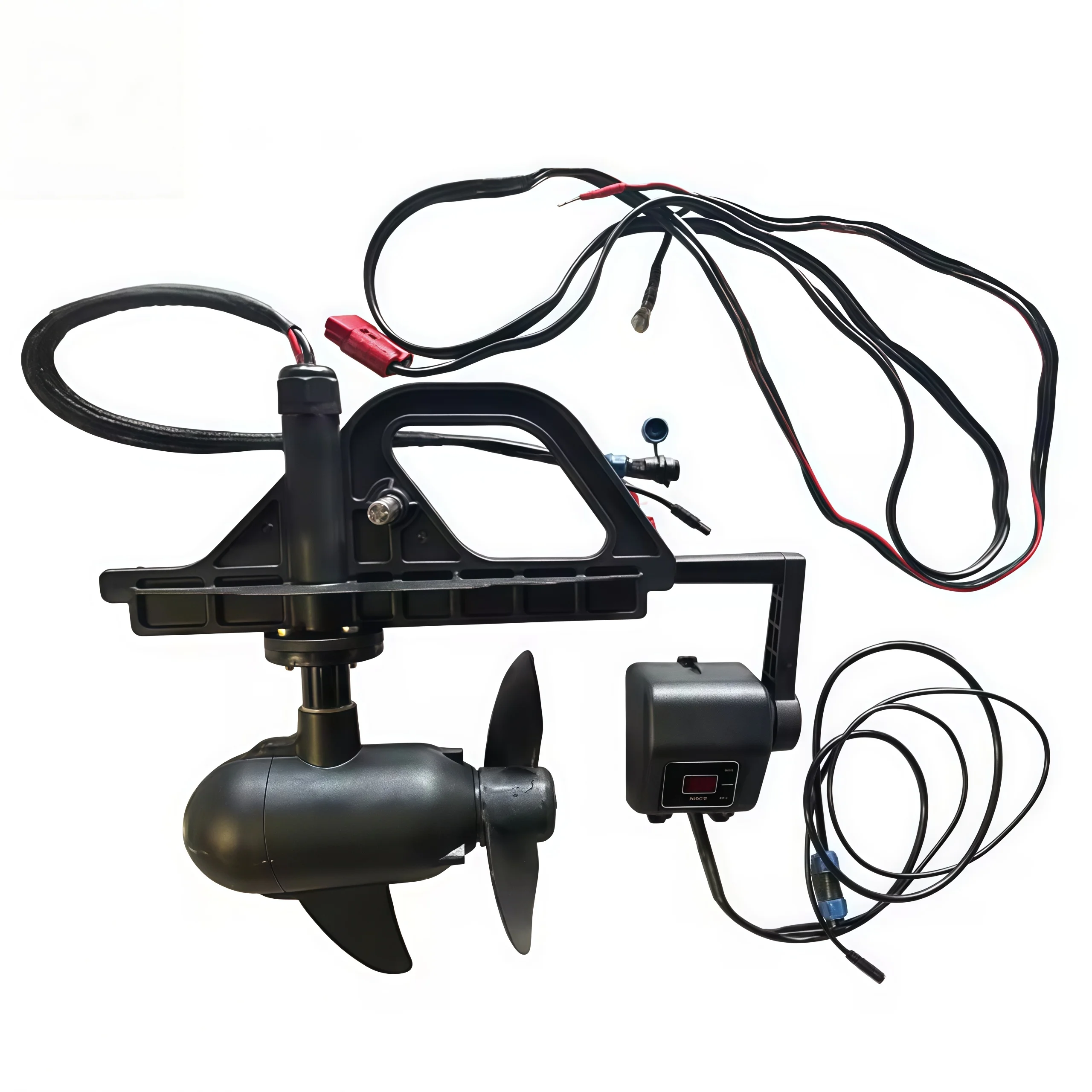 2026 New Aluminum Fishing Kayak Electric Outboard Motor 12V/24V Hybrid Brushless 55LBS-65LBS Infinitely Variable Speeds