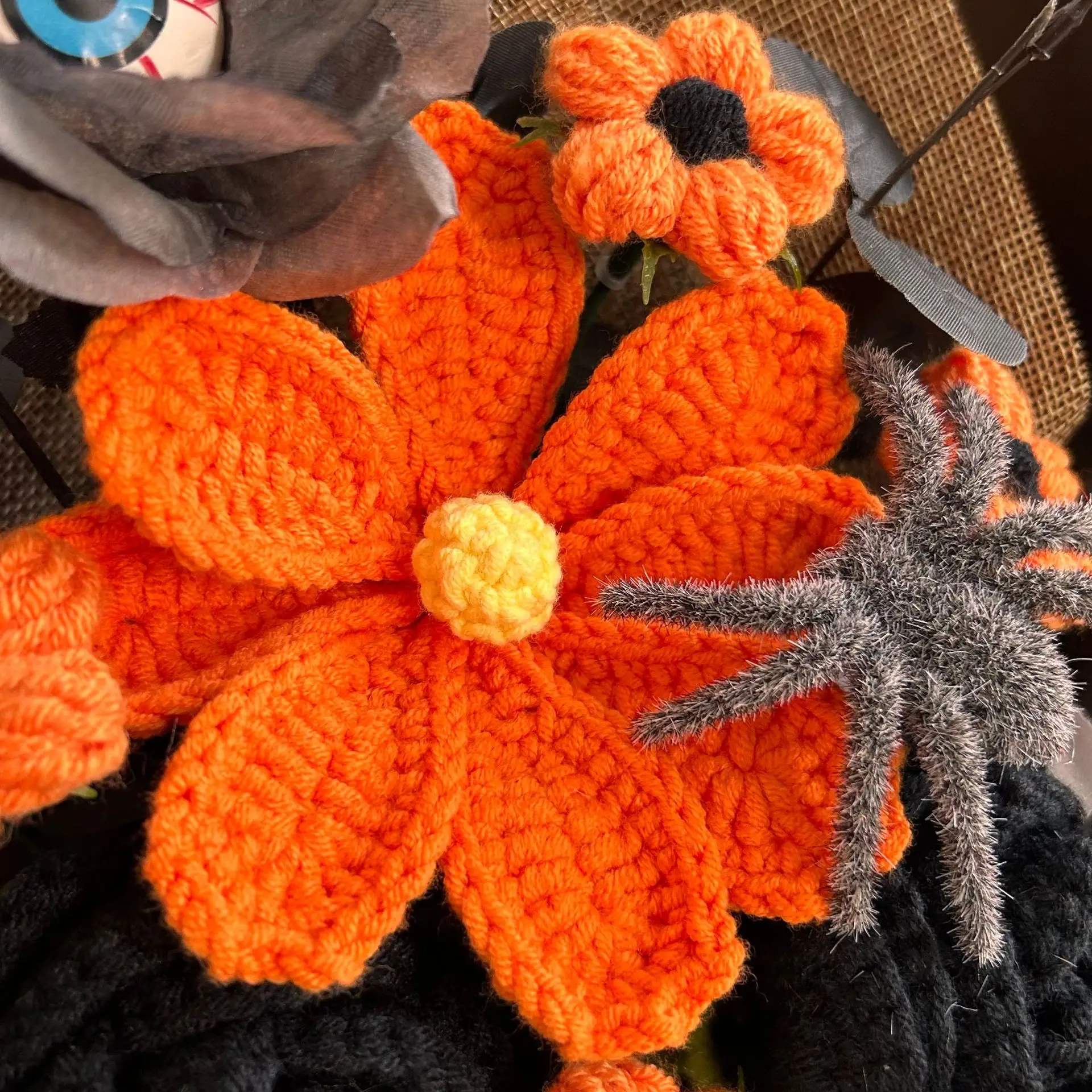 HS368 باقة محاكاة الزهور الاصطناعية وان شنغ، زهرة الغزل، زهرة محمولة باليد، هدية رفيق، المنتج النهائي