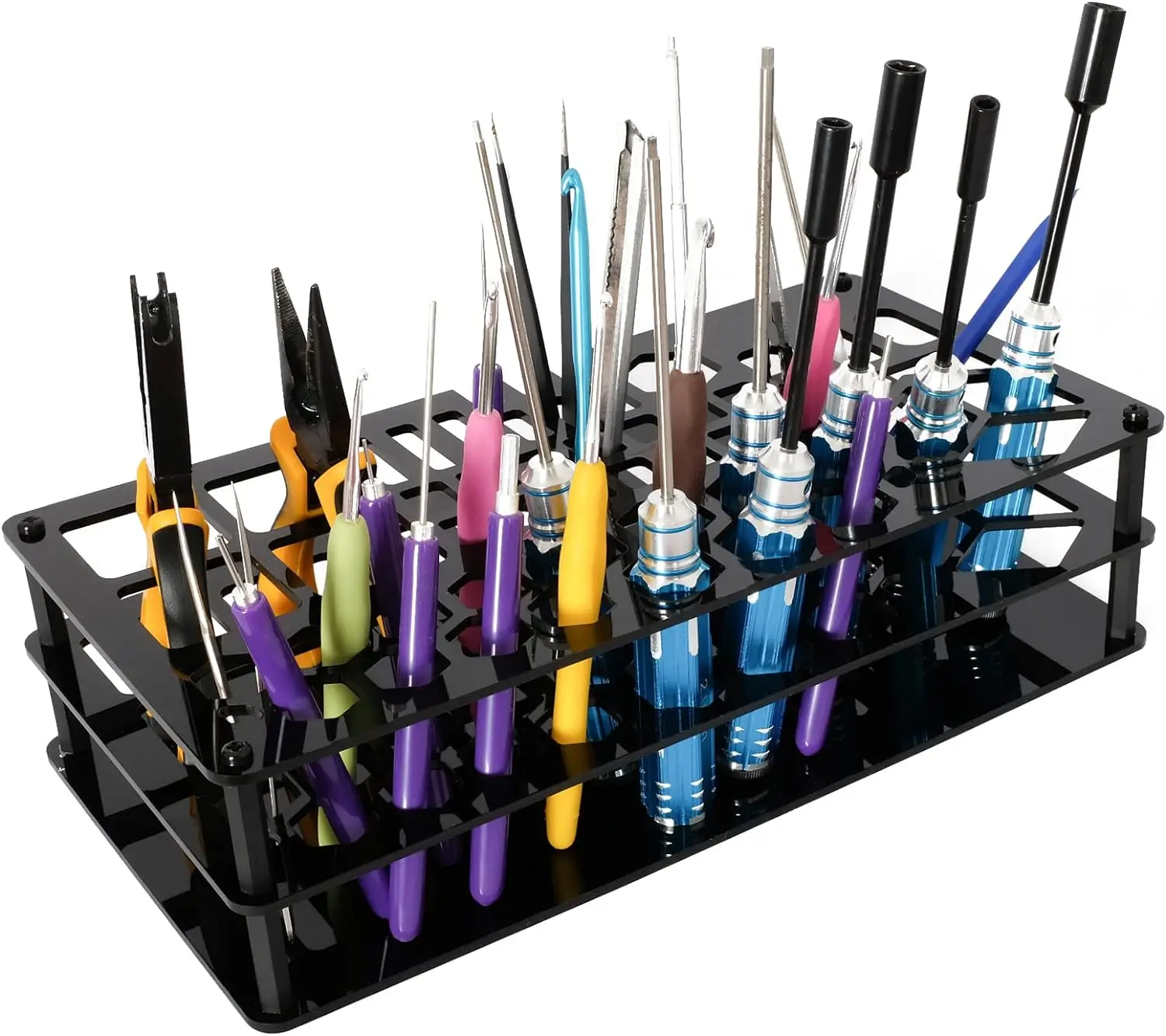 

New Portable Cross Screw Driver Storage Rack Organizers Screwdriver Hex Screwdriver Organizers Holder RC Tools Kit