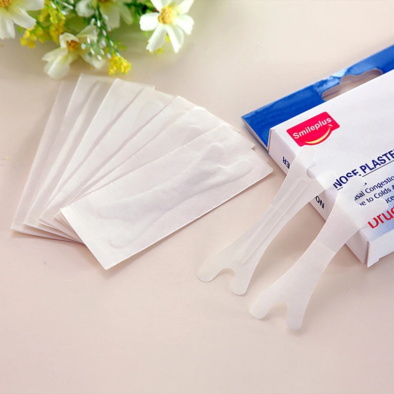 10Pcs Disposable Anti Snoring Nasal Strip Relief Stuffy Ventilation Nose Patches.+..