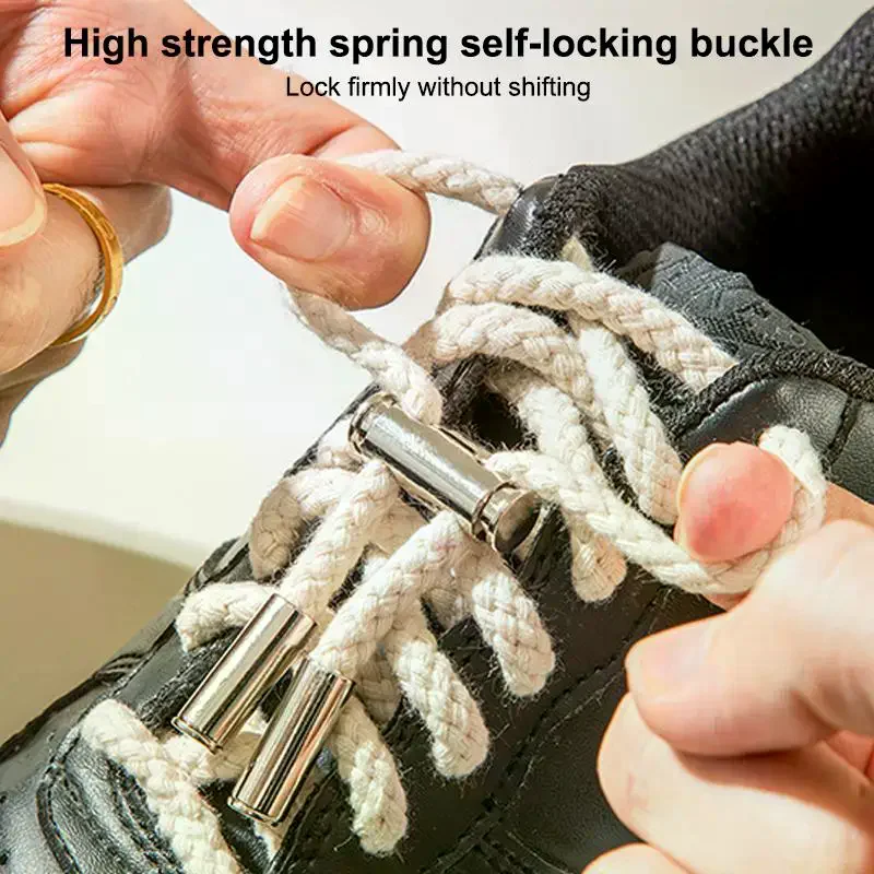 

1 пара новых металлических капсульных застежек для шнурков, быстросъемные коннекторы для обуви и кроссовок, аксессуары для шнурков