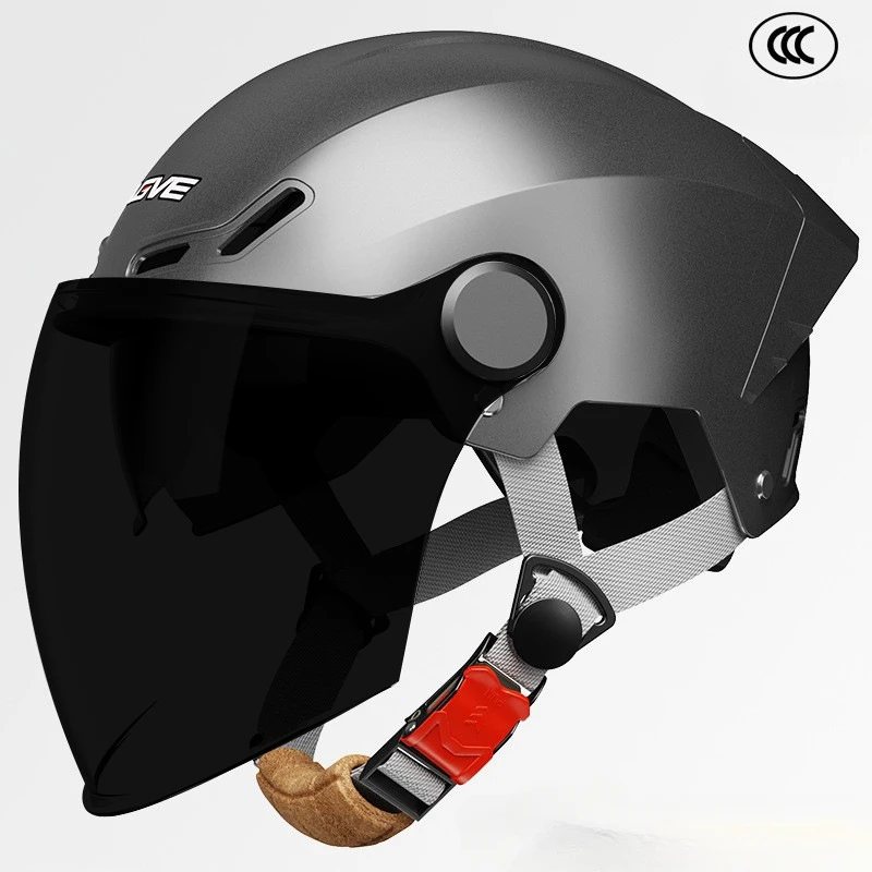 3C-Zertifizierter Leichtgewichtiger Sommer-Sonnenschutz Halbhelm UV-Beständiger Elektroroller-Helm Unisex Atmungsaktiver Sicherheitshelm